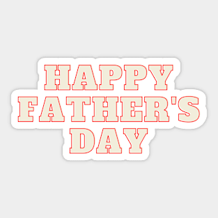 Happy Father's Day Sticker